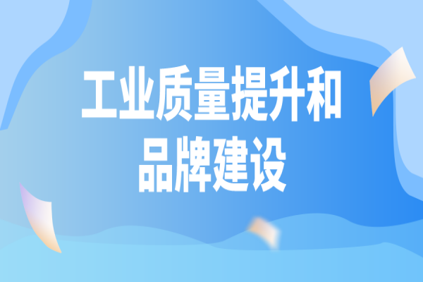 广东省印发2022年工业质量提升和品牌建设工作计划