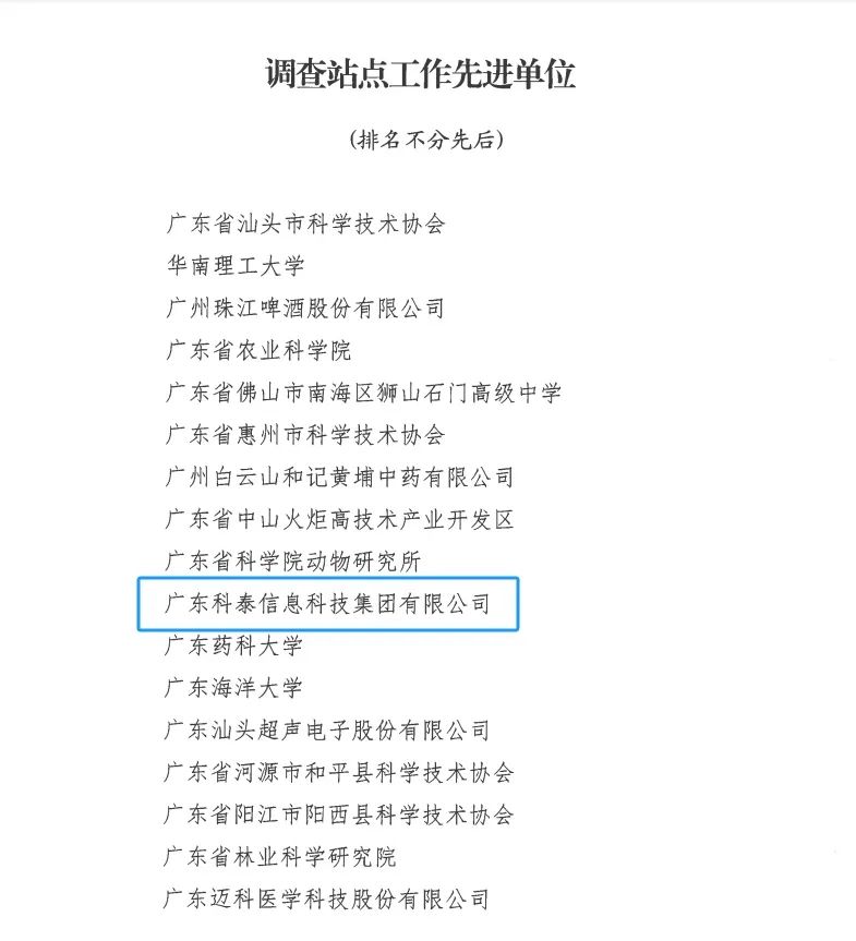 荣获“2024年度科技工作者状况调查站点工作先进单位和先进个人”