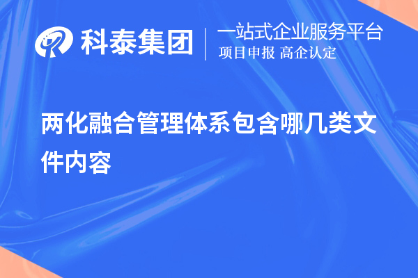 两化融合管理体系包含哪几类文件内容