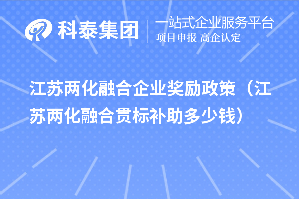 江苏两化融合企业奖励政策（江苏
补助多少钱）