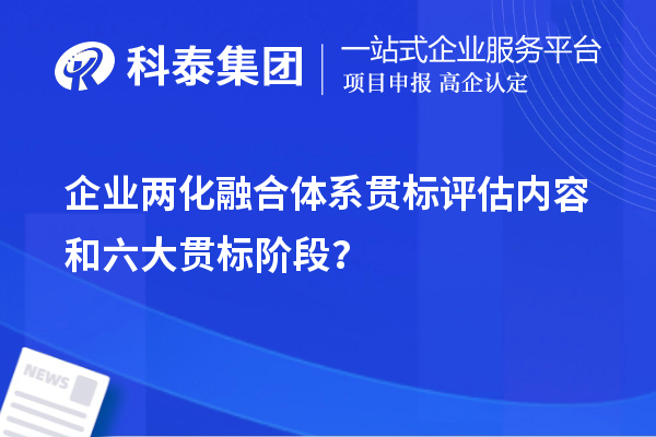 企业两化融合体系贯标评估内容和六大贯标阶段？