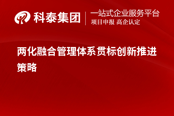 两化融合管理体系贯标创新推进策略