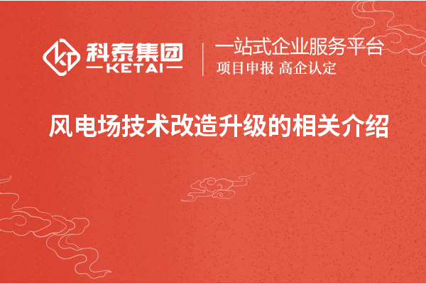 风电场技术改造升级的相关介绍