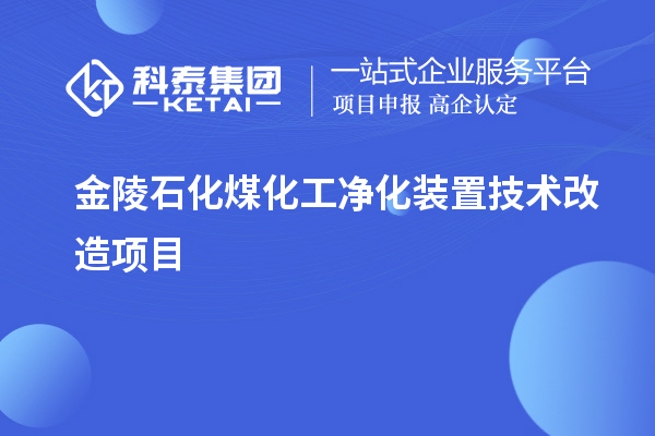 金陵石化煤化工净化装置技术改造项目