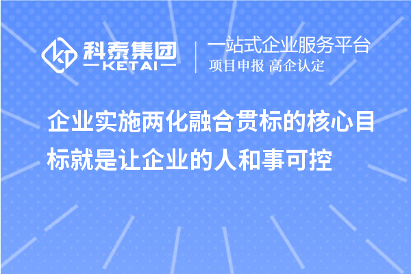 企业实施
的核心目标就是让企业的人和事可控