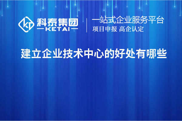 建立企业技术中心的好处有哪些