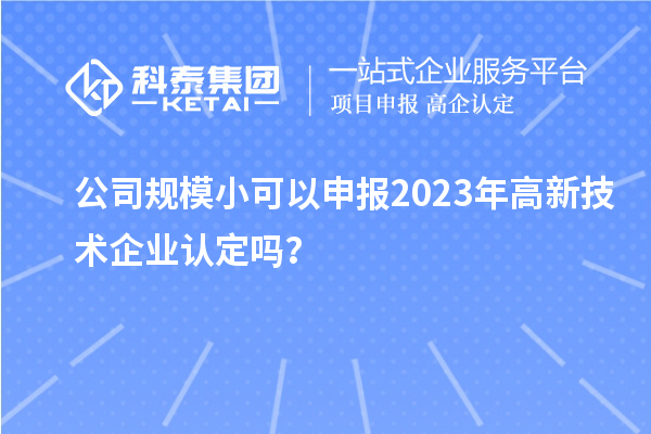 公司规模小可以申报2023年<a href=//m.auto-fm.com target=_blank class=infotextkey>
</a>吗？