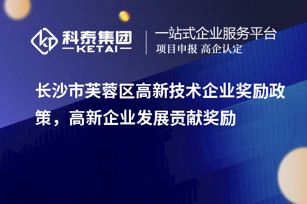 长沙市芙蓉区高新技术企业奖励政策，高新企业发展贡献奖励