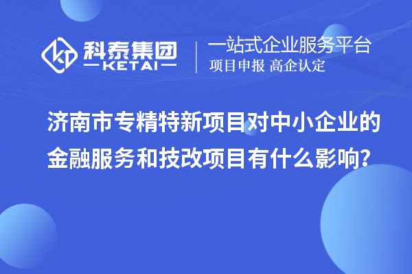 济南市专精特新项目对中小企业的金融服务和<a href=//m.auto-fm.com/fuwu/jishugaizao.html target=_blank class=infotextkey>技改</a>项目有什么影响？