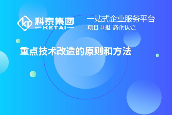 重点技术改造的原则和方法