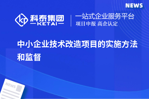 中小企业技术改造项目的实施方法和监督