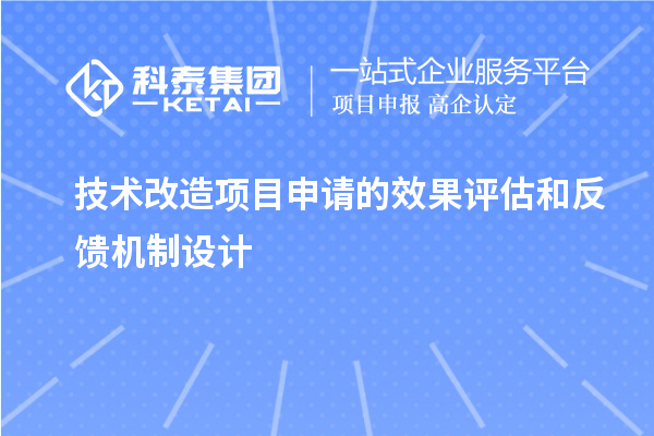 技术改造项目申请的效果评估和反馈机制设计