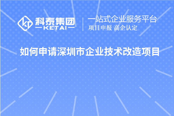 深圳市企业技术改造项目申请攻略：步骤与要点解析