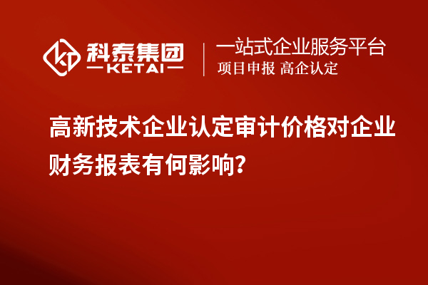 
审计价格对企业财务报表有何影响？