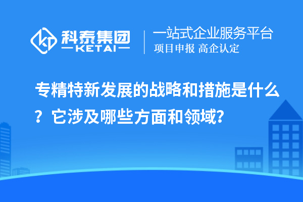 专精特新发展的战略和措施是什么？它涉及哪些方面和领域？