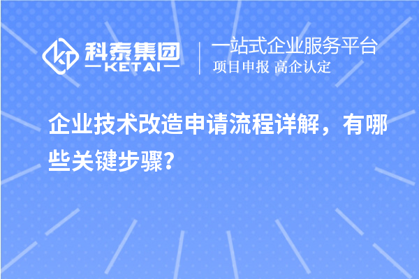 企业技术改造申请流程详解，有哪些关键步骤？