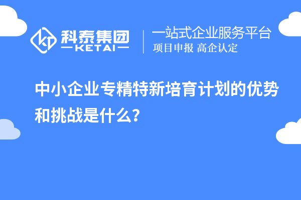 中小企业专精特新培育计划的优势和挑战是什么？