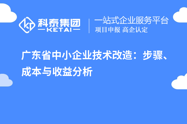 广东省中小企业技术改造：步骤、成本与收益分析