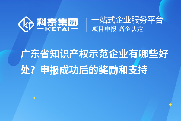 广东省知识产权示范企业有哪些好处？申报成功后的奖励和支持