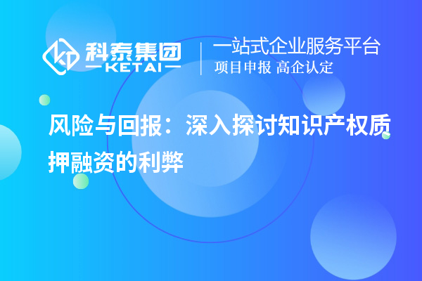 风险与回报：深入探讨知识产权质押融资的利弊