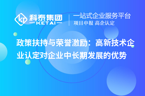 政策扶持与荣誉激励：对企业中长期发展的优势